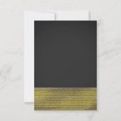 Matte Goud Moderne Glamour Sequins Chic Tafelnumme Kaart (Achterkant)
