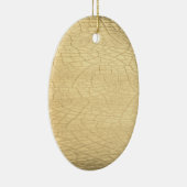Matte gouden steen keramisch ornament (Rechts)