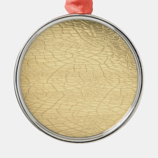 Matte gouden steen metalen ornament (Voorkant)