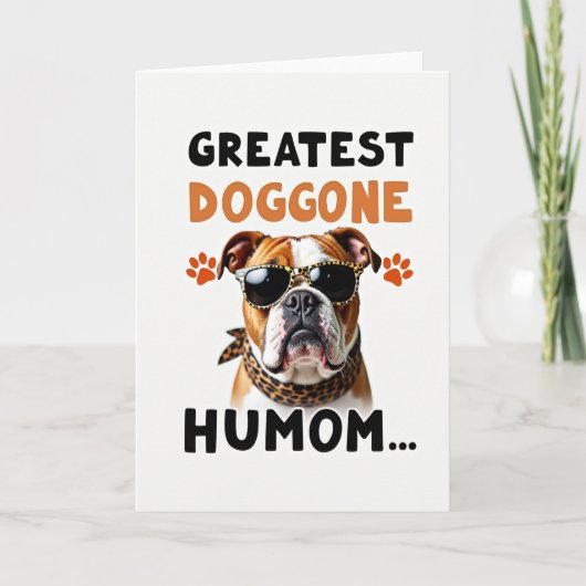 Matte Grootste Hondsdame Humom Kaart (Voorkant)