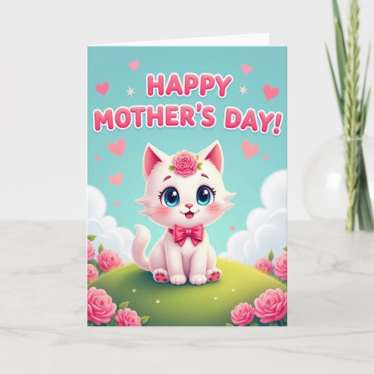 Matte Happy Day Wenskaart Kaart (Voorkant)