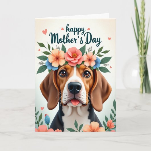 Matte Hound Moederdag kaart (Voorkant)