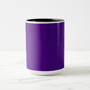 Matte + Noise Split Paarse koffie Mok – Aanpassen