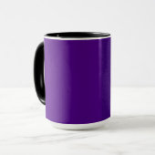 Matte + Noise Split Paarse koffie Mok – Aanpassen (Voorkant links)