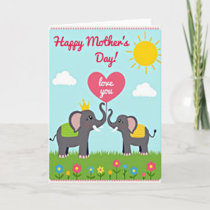 Matte Olifant Liefde Kaart