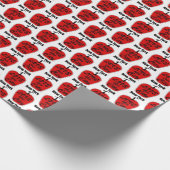 Matte pakpapier, 30 x 6 inch cadeaupapier (Hoek)