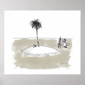 Matte poster van Marooned Painter (Voorkant)