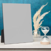 Matte Silver Fotoplaat (Zijkant)