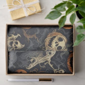 Matte Spooky Pumpkins Ghosts Tissuepapier (Geschenk)