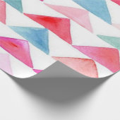 Matte wikkelpapier, driehoeken van Waterverf Cadeaupapier (Hoek)