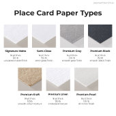 Matte Wit 3.5 "x 2" Landschap Blank Huwelijk Plaatskaartje