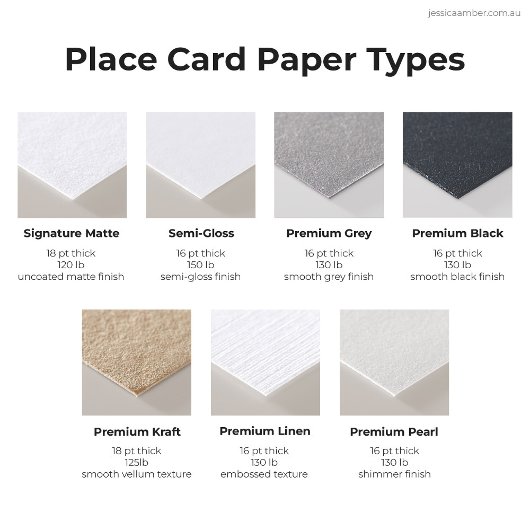 Matte Wit 3.5 "x 2" Landschap Blank Huwelijk Plaatskaartje