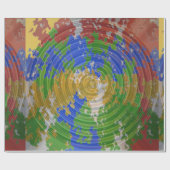 Matte Wrapping Paper Artiest heeft tinten in tonen Cadeaupapier (Vlak)