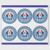 Matte Wrapping papier tulp (Vlak)