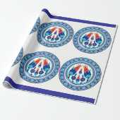 Matte Wrapping papier tulp (Uitgerold)