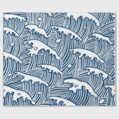 MATTE WRAPPORTBLAUW- EN WITpapier Cadeaupapier (Vlak)