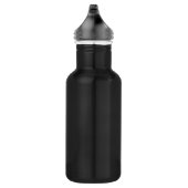 Matte Zwarte RVS Waterfles Voeg Eigen toe (Rechts)