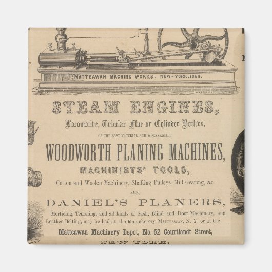 Matteawan Machinery Depot Magneet (Voorkant)