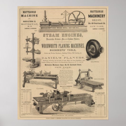 Matteawan Machinery Depot Poster (Voorkant)