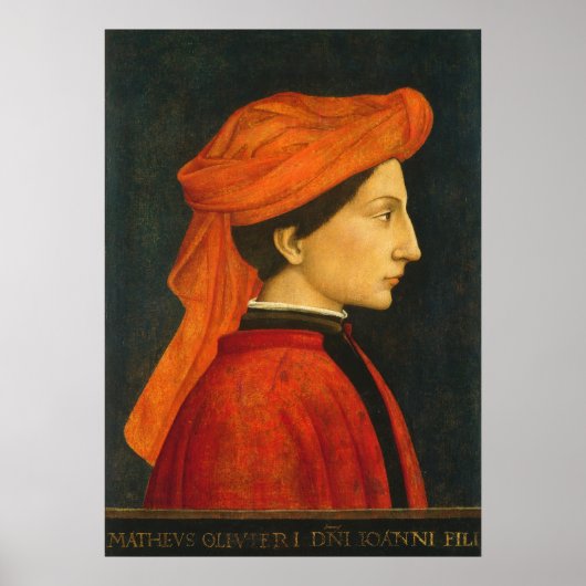 Matteo Olivieri - Florentijnse fijnkunstposter Poster (Voorkant)