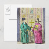 Matteo Ricci en een ander Christelijk Briefkaart (Voorkant / Achterkant)
