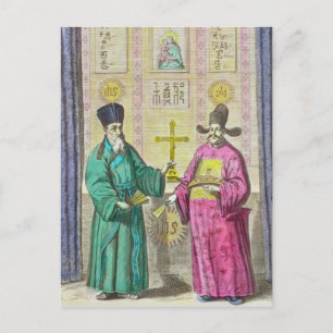 Matteo Ricci en een ander Christelijk Briefkaart