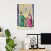 Matteo Ricci en een ander Christelijk Poster (Thuiskantoor)
