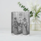 Matteo Ricci en Paulus Li Briefkaart (Staand voorkant)