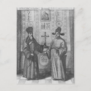 Matteo Ricci en Paulus Li Briefkaart