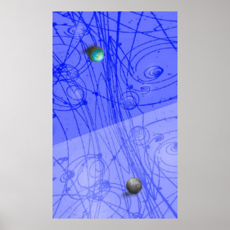 Matter antimatter Art Print
