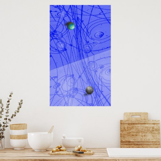 Matter antimatter Art Print (Keuken)