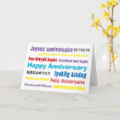 Matter How You Say It Anniversary Card Kaart (Gele Bloem)