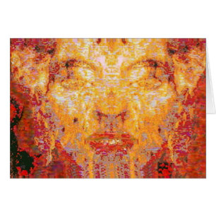 MATTER MAAKT GEEN Fractal Masker in Red Yellow