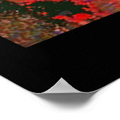 MATTER MAAKT GEEN Fractal Masker in Red Yellow Poster (Hoek)