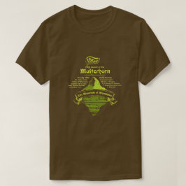 Matterhorn 150th Year Jubilee GREEN-DARK T-shirt