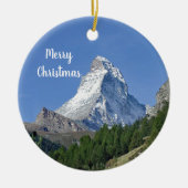 Matterhorn 2 Kerstmis Keramisch Ornament (Voorkant)