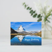 Matterhorn 4 Verjaardag Briefkaart (Staand voorkant)