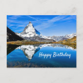 Matterhorn 4 Verjaardag Briefkaart (Voorkant)