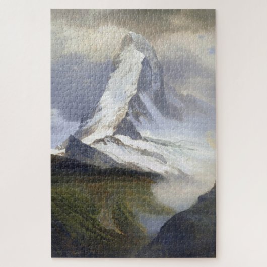 Matterhorn, Albert Bierstadt Legpuzzel (Verticaal)