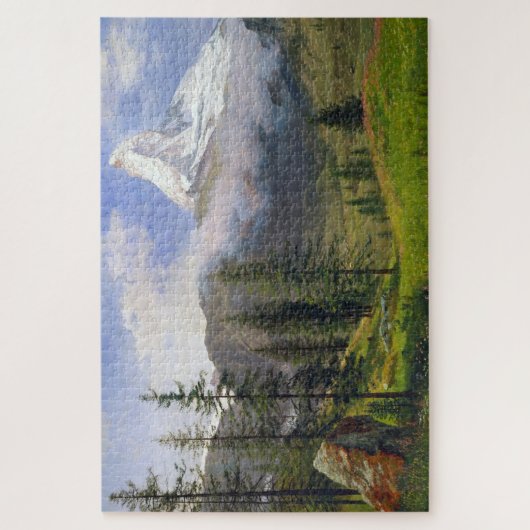 Matterhorn, Albert Bierstadt Legpuzzel (Verticaal)