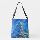 Matterhorn Alpen Berg Crossbody Tas (Achterkant)