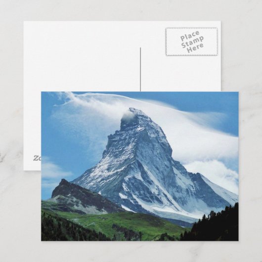 Matterhorn, Alpen Briefkaart (Voorkant / Achterkant)