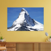 Matterhorn, Alpen Canvas Afdruk (Insitu (Woonkamer))
