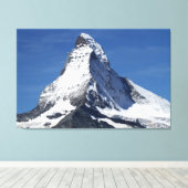 Matterhorn, Alpen Canvas Afdruk (Insitu (Houten vloer))