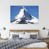 Matterhorn, Alpen Canvas Afdruk (Insitu (Slaapkamer))