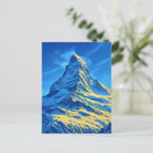 Matterhorn Alpen Feestdagenkaart (Staand voorkant)