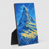 Matterhorn Alpen Fotoplaat (Zijkant)