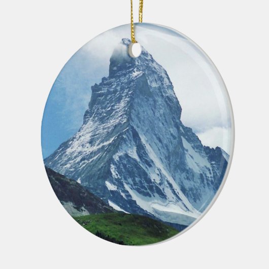 Matterhorn, Alpen Keramisch Ornament (Links)