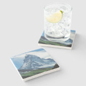 Matterhorn, Alpen Stenen Onderzetter (Zijkant)