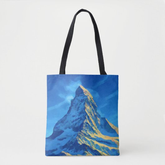 Matterhorn Alpen Tote Bag (Voorkant)